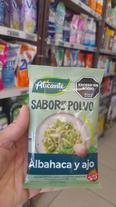 Alicante Sabor en Polvo Albahaca/Ajo x 30g