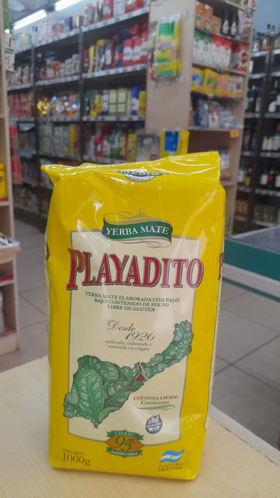 Yerba Mate Playadito Con Palo x 1kg