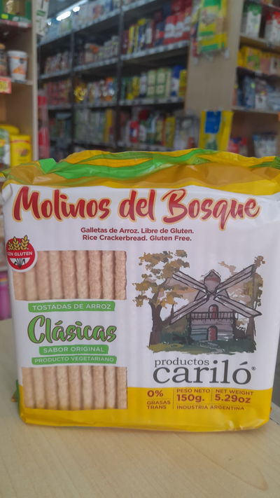 Molinos del Bosque Tostadas de Arroz Clásicas x 150g