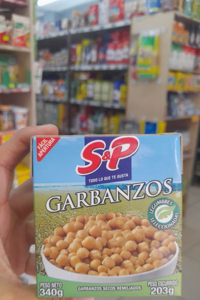 S&P Garbanzos en Caja x 340g