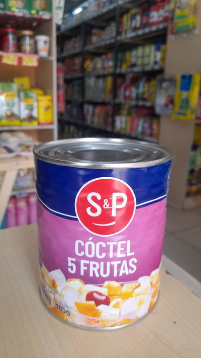 S&P Lata Cóctel de 5 Frutas x 820g