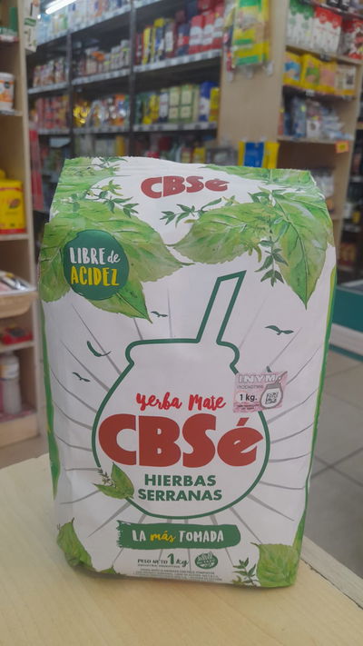 Yerba Mate CBSé Hierbas Serranas x 1kg