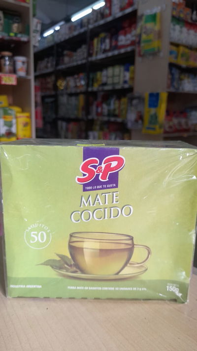 S&P Mate Cocido en Saquitos x 50saq.