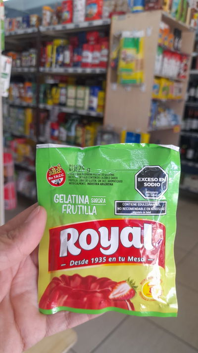 Royal Gelatina sabor Frutilla Sin Tacc x 25g