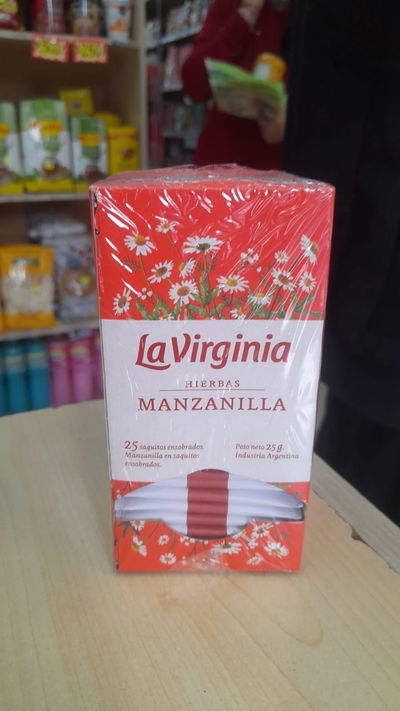 La Virginia Té en Saquitos de Manzanilla x 25saq.