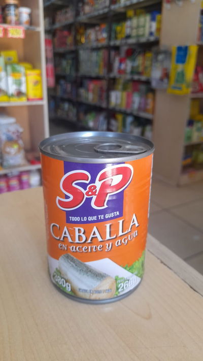 S&P Lata de Caballa en Aceite y Agua x 380g