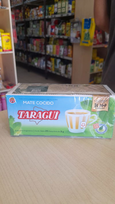 Taragüí Mate Cocido en Saquitos x 25uni.