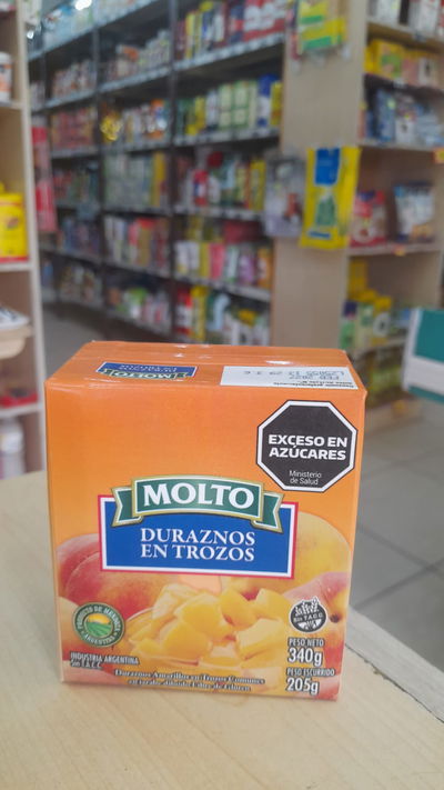 Molto Duraznos en Trozos en cajita x 340g