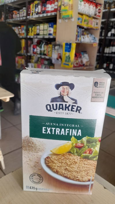 Quaker Avena Integral Extrafina x 470g