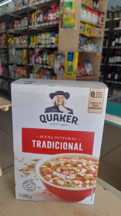 Quaker Avena Integral Tradicional x 280g