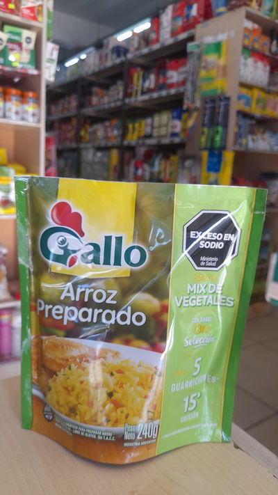 Gallo Arroz Preparado Mix de Vegetales x 240g