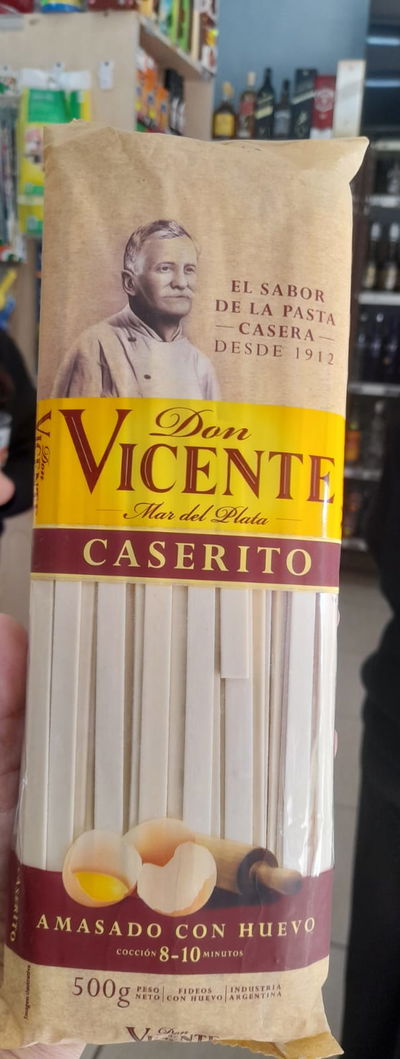Don Vicente Fideos Caserito x 500g