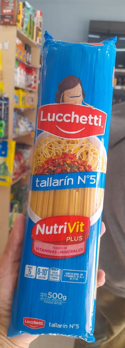 Lucchetti Fideos Tallarín N°5 x 500g
