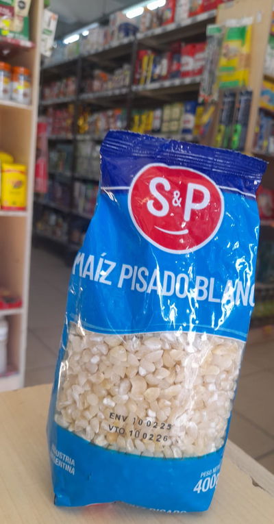 S&P Maíz Pisado Blanco x 400g
