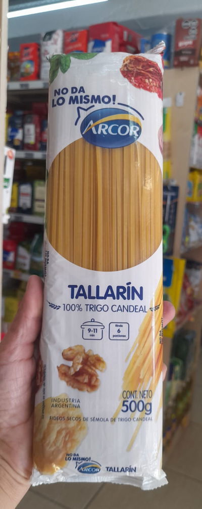 Arcor Fideos Tallarín de Trigo Candeal x 500g