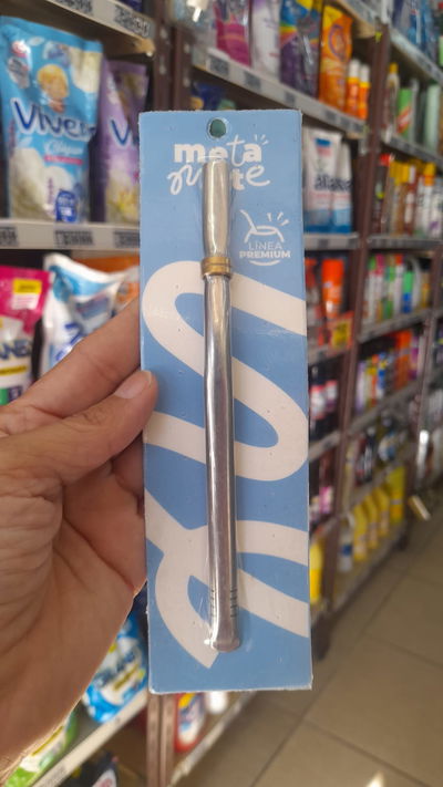 Meta Mate Línea Premium Bombilla de Base Recta x 1uni.