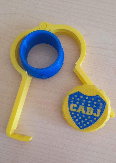 Tapón para el paquete de Yerba Mate Cuadros de Fútbol x 1uni