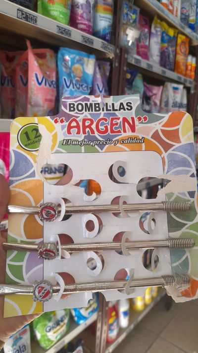 Argen Bombillas de Cuadros de Fúltbol x 1uni.