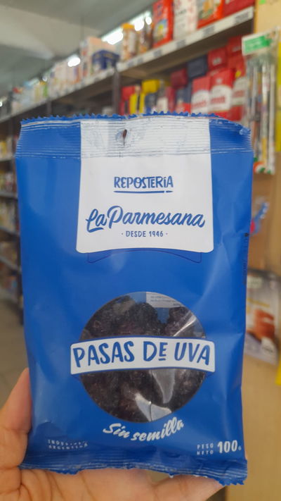 La Parmesana Pasas de Uva x 100g