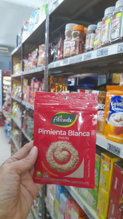 Alicante Pimienta Blanca Molida x 25g