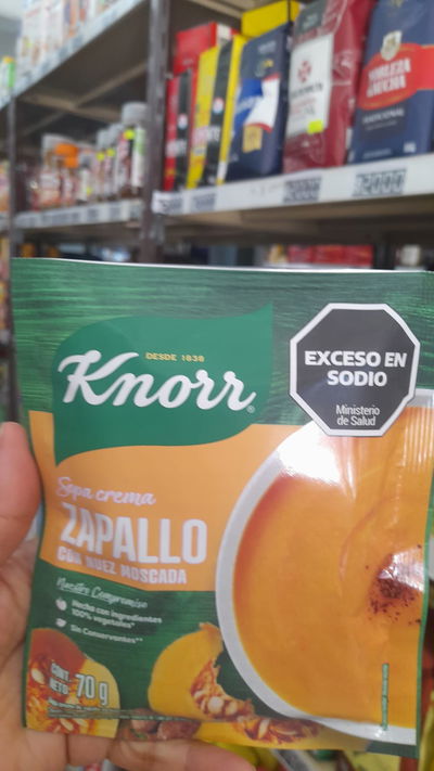 Knorr Sopa Crema de Zapallo con Nuez Moscada x 70g