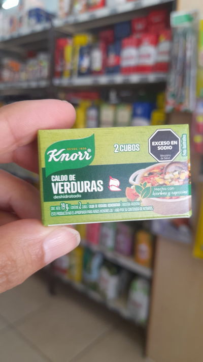Knorr Caldo de Verduras x 2uni. x 19g