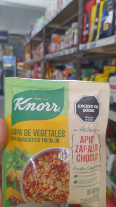 Knorr Sopa De Vegetales con Caracolitos Multicolor x 107,5g