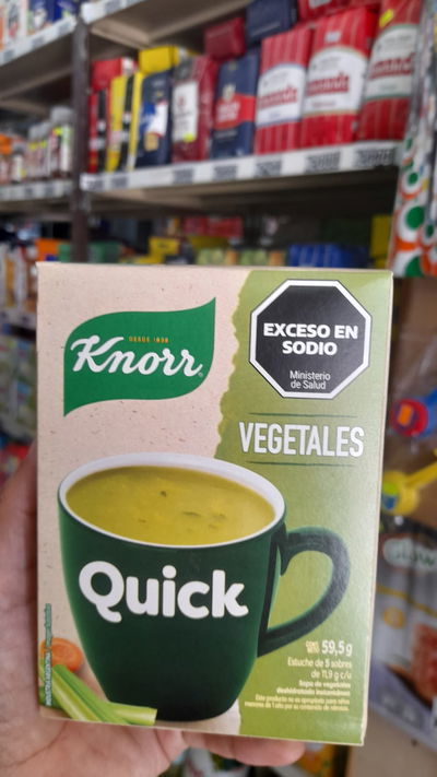 Knorr Quick Vegetales Sopa Instantánea x 59,5g