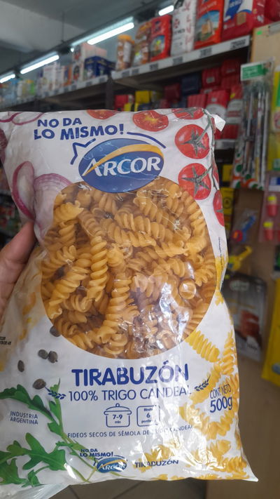 Arcor Fideos Tirabuzón x 500g
