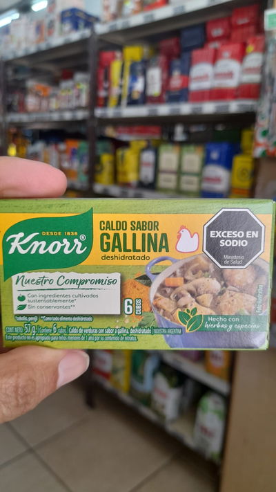 Knorr Caldo de Gallina x 6uni. x 57g