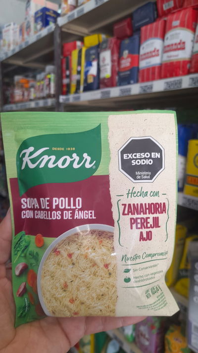 Knorr Sopa de Pollo Con Cabello de Ángel x 105g