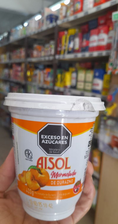 Aisol Mermelada de Durazno x 420g