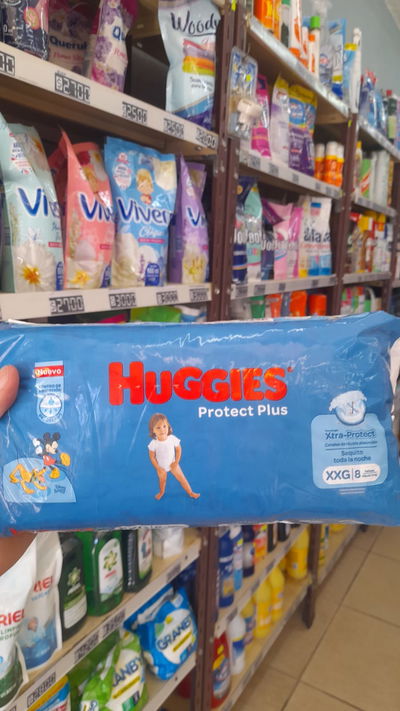 Huggies Pañales Protect Plus XXG x 8uni.