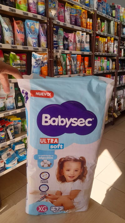 Babysec Ultra Soft Pañales para 11-14kg XG x 32uni.