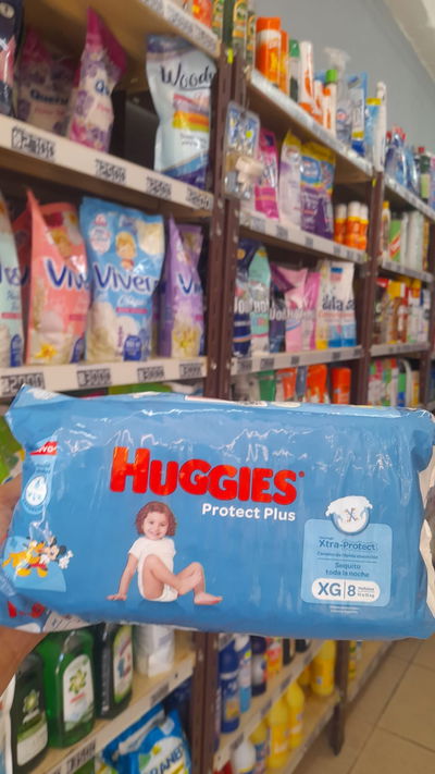 Huggies Pañales Para 12 a 15kg XG x 8uni.