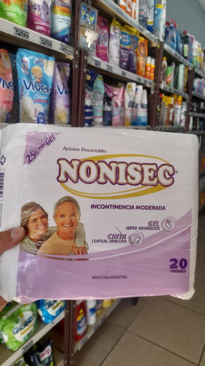 Nonisec Apósitos Descartables Incontinencia Moderada x 20uni.