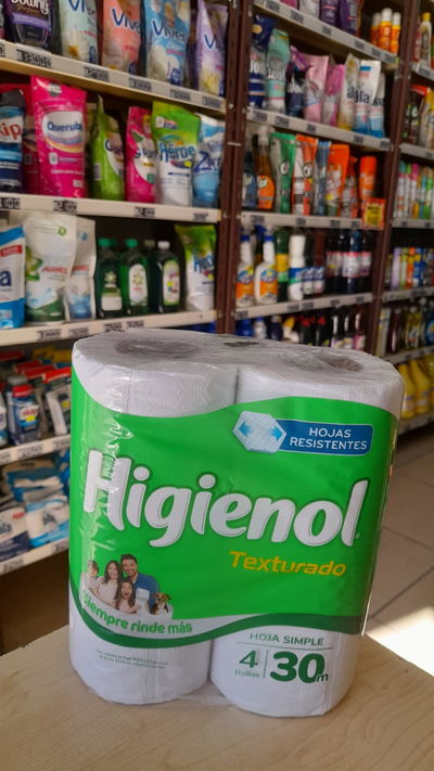 Higienol Papel Higiénico Texturado x 4uni.30m