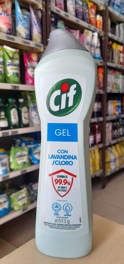 Cif Gel C/Lavandina Cloro x 513g