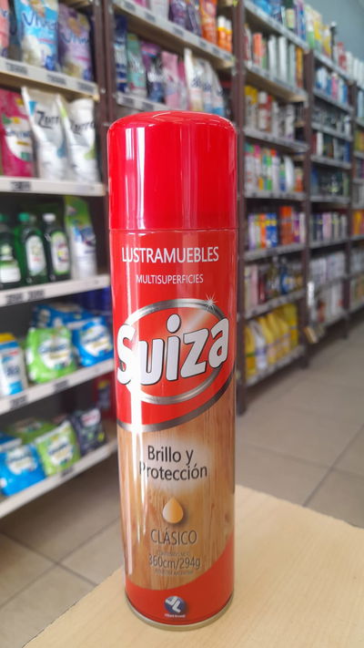 Suiza Lustramuebles Multisuperficies en Aerosol Original x 350cm