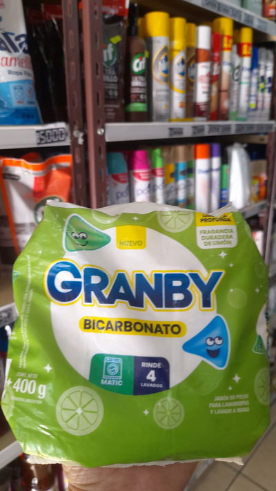 Granby Bicarbonato Jabón en Polvo Limón x 400g