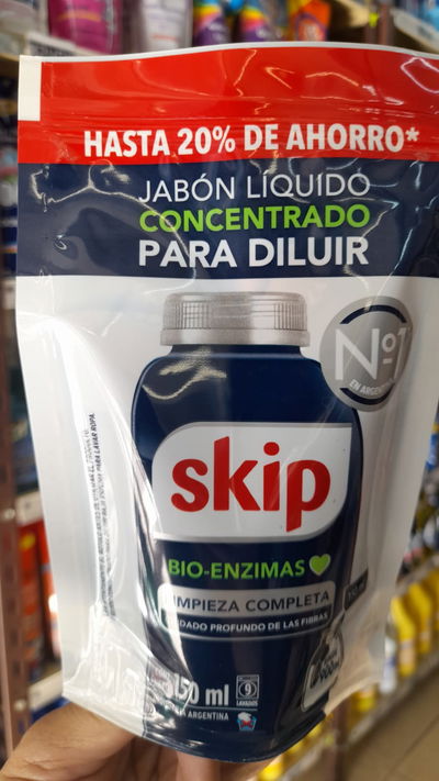 Skip Jabón Líquido Concentrado Para Diluir Repuesto x 150ml