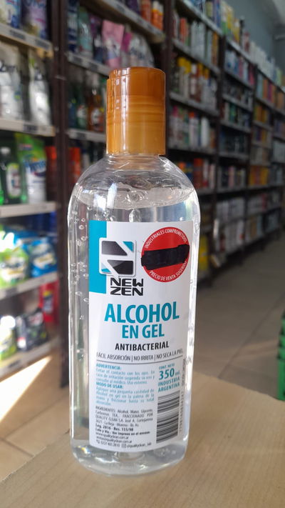 New Zen Alcohol en Gel Antibacterial x 350ml