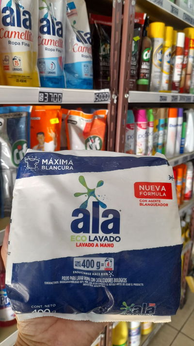 Ala Eco Lavado Jabón en Polvo Lavado a Mano x 400g