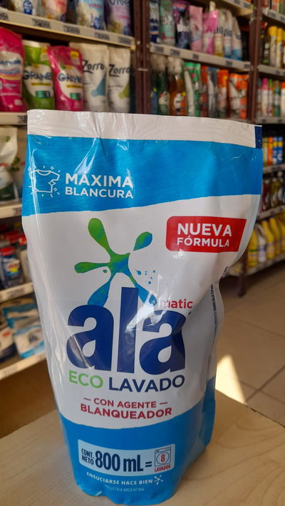 Ala Eco Lavado C/Agente Blanqueador Repuesto x 800ml