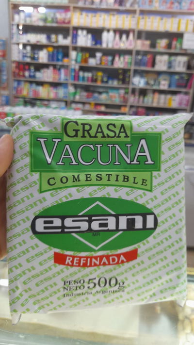 Esani Grasa Vacuna Comestible Refinada x 500g