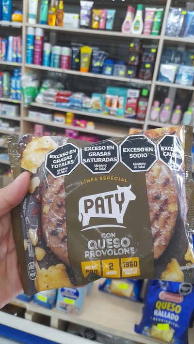 Paty Hamburguesas C/Queso Provolone x 2uni. 200g