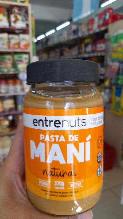 Entre Nuts Pasta de Maní Natural x 370g
