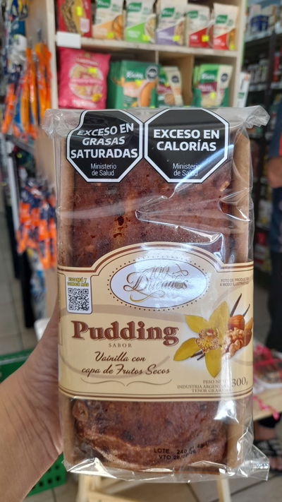 Budín 100 Ducados Pudding de Vainilla C/ frutos Secos x 300g