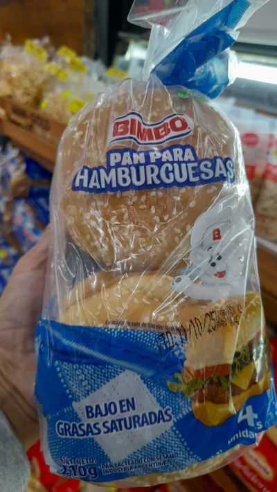 Bimbo Pan Para Hamburguesas x 4uni. 210g