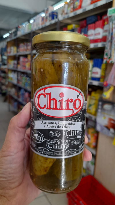 Chiró Aceitunas Encurtidas y Aceite de Oliva x 250g